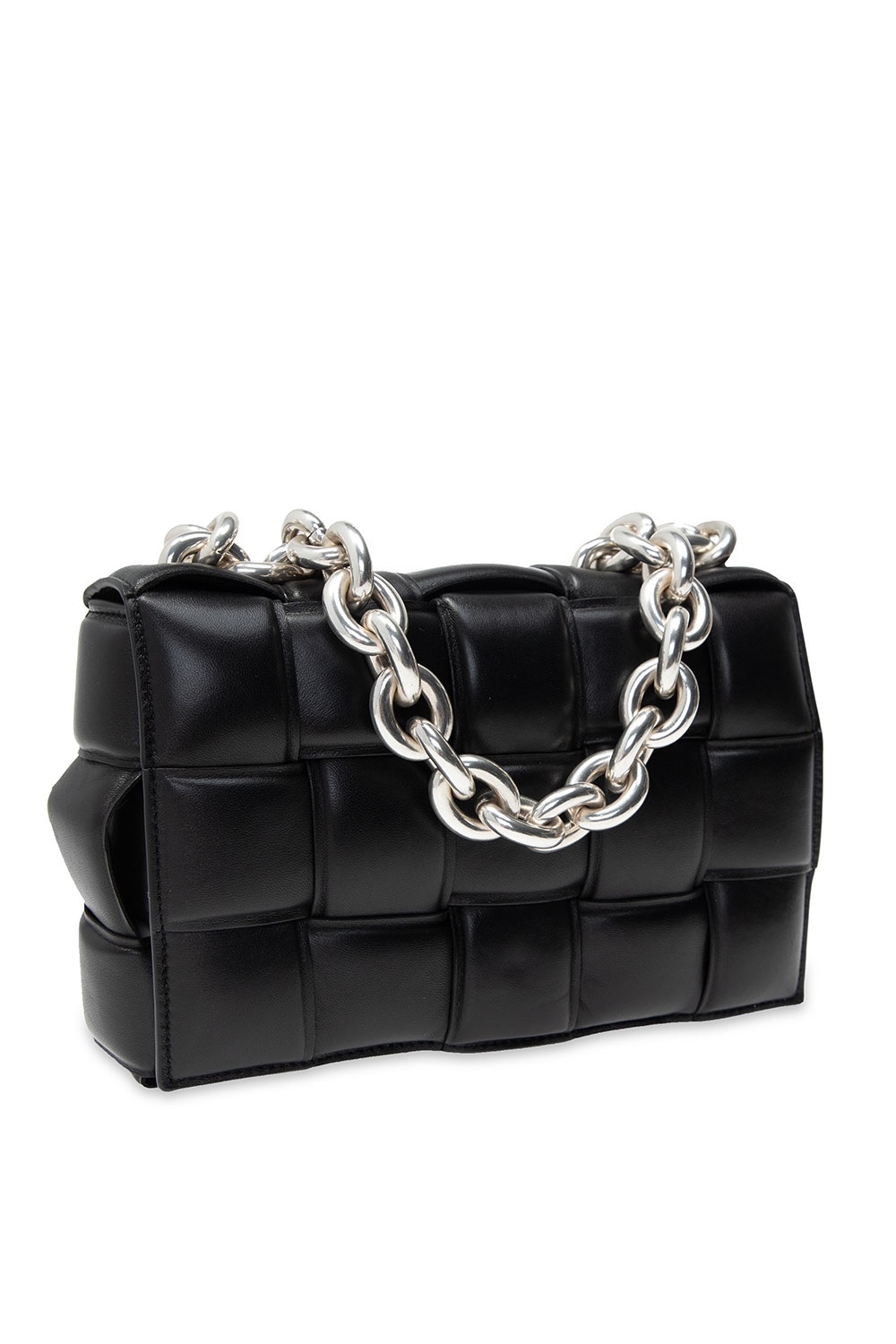 Black 'The Chain Cassette' shoulder bag Bottega Veneta - Vitkac GB
